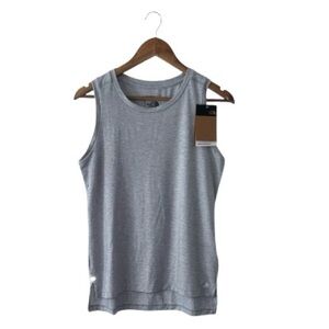 NEW North Face Heather Grey Workout Muscle Tank Top Shirt Athletic Size Small